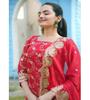 Damen Indischer Pakistanischer Kurta Anzug Lehenga Dupatta Set Party Wear Designer Crop Top Kleid