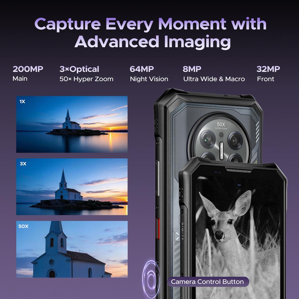 Phone DOOGEE 5G AI Rugged V50 Pro
