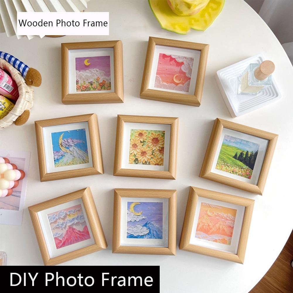 Ornaments Wooden Photo Frame Mini Display Picture Frame New DIY Photo Frame