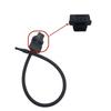 Washer Fluid Nozzle Assembly FR3Z17603AB with Flexible Hose and End Fitting, Direct Replacement Supporting Routine Delivery to the Windshield, Single