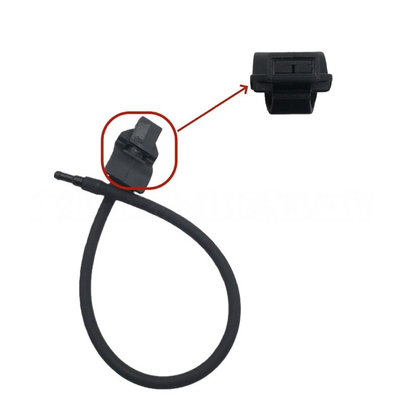 Washer Fluid Nozzle Assembly FR3Z17603AB with Flexible Hose and End Fitting, Direct Replacement Supporting Routine Delivery to the Windshield, Single
