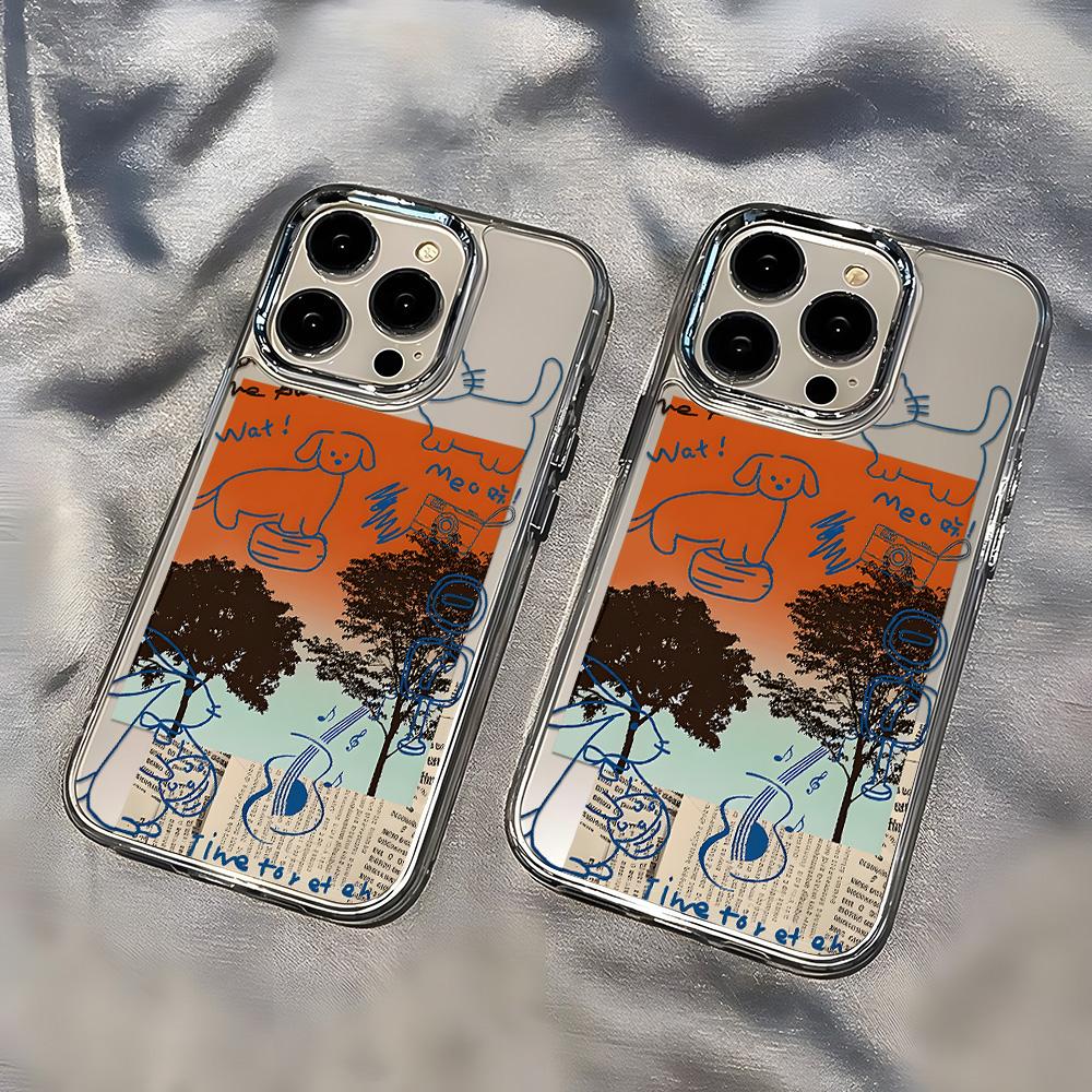 Transparent Phone Case for iPhone 11 12 13 iPhone 13 14 15 Pro 15 16 Pro Max Samsung A15 A16 A25 A26 A55 A56 S25 S24 S22 S23 Ultra S25 Edge