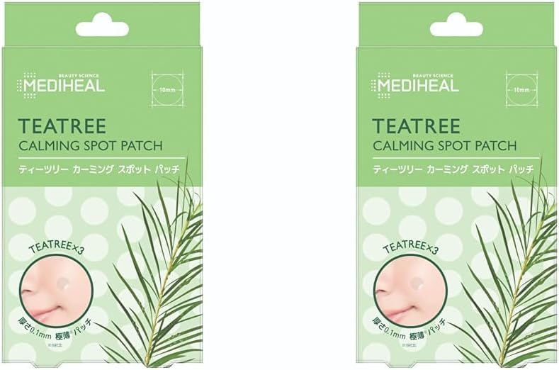 Mediheal Чайное дерево Успокаивающие точки 60 пластырей x 2 упаковки Пластыри,