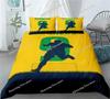Famous Football Player 3d Bedding Set Football Printed Duvet Cover Set with Pillowcase EuropeAustraliaUSA Twin Queen King Size