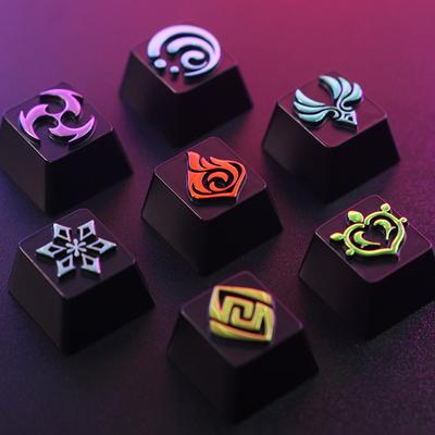 Original God Elements Gaming-Peripherie-Mechanische Tastatur aus Zink-Aluminium-Legierung mit personalisierten Tasten, Tastenkappen in R4-Höhe