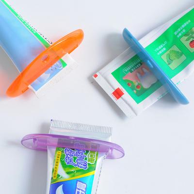 3 Peças Espremedores de Pasta de Dentes Ergonomia Colorido Multiuso Plástico Ferramenta Manual Espremer Universal Limpador Facial Enrolar Espremer Dispensadores Banheiro