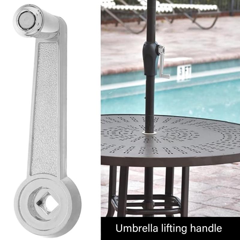 Piesă de schimb manivelă umbrelă pentru utilizare în exterior Accesorii mobilier de grădină Plajă Instalare ușoară