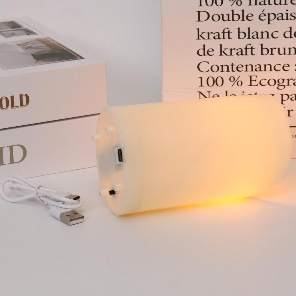 Remote-Controlled LED Candle: USB Rechargeable Flickering Lights for Weddings, Restaurants, Concerts, or Romantic Settings