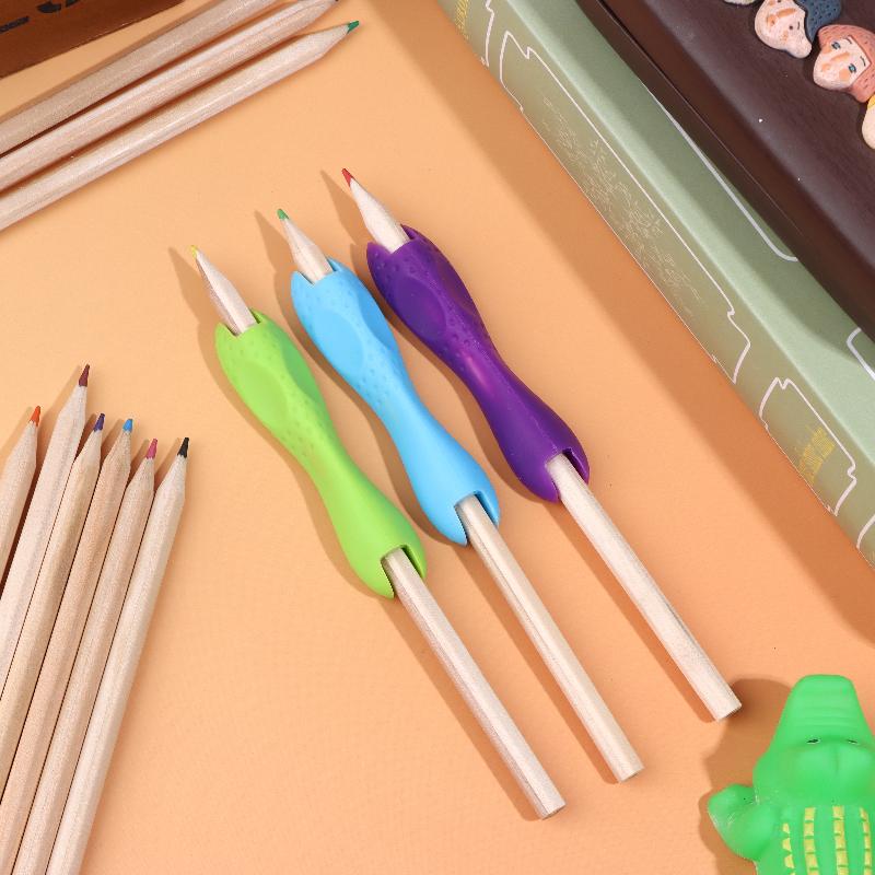 Ergonomic Pen Grip Writing Aid Grip Pencil Holder Grip For Kids Adult Writing Enhances Grip Control Writing Tools For Beginners