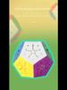 4-Level Magic Cube: Solid Color Dodecahedron Toy