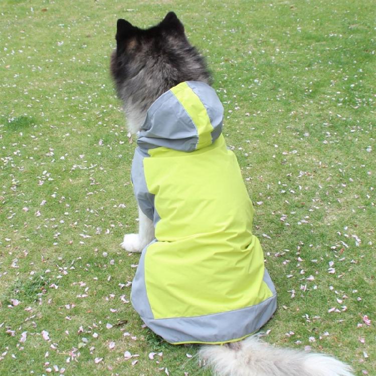 Windproof Dog Rainsuit Pet Hooded Raincoats All Seasons Pet Jackets Dog Supplies