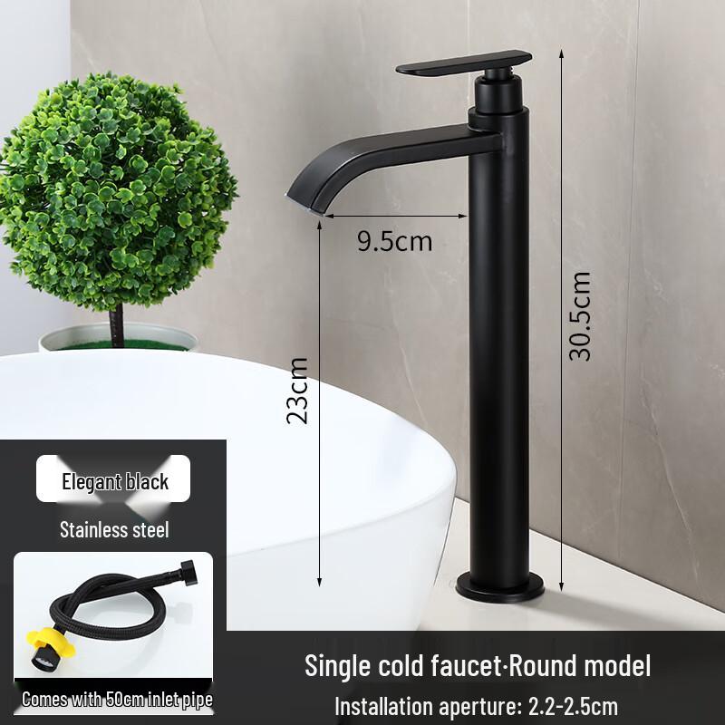 Collezione Rubinetto Monocomando Freddo in Acciaio Inossidabile 304 LINGJULI