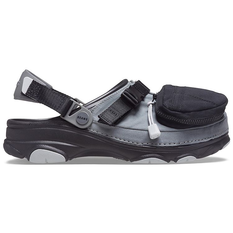 BEAMS X Crocs Classic All-Terrain Outdoor Clog Grey Black Unisex Sneakers 207447-001