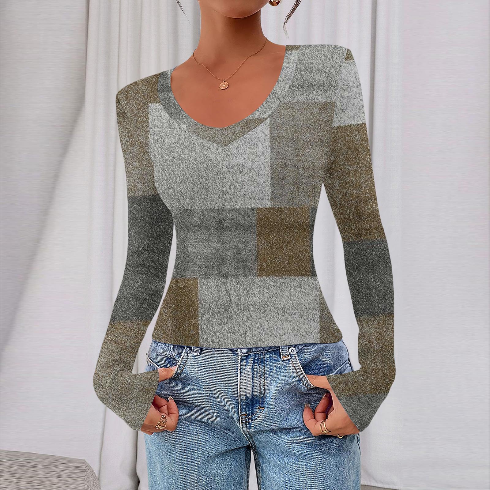 

Women s Casual Fashion Deep V Neck Slim Fit Cropped Floral Print Outing Top S