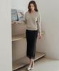 LAUTREDE MIN V Neck Knit Gray Pullover