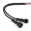 Conector de cable de 2/3 pines, 20 cm, cable 22 AWG, IP65, resistente al agua
