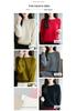 Women's Anti-Pilling 100% Cotton Sweater, Round Neck, Diagonal Block Pattern, New Style Knit, Thick Base Layer Top