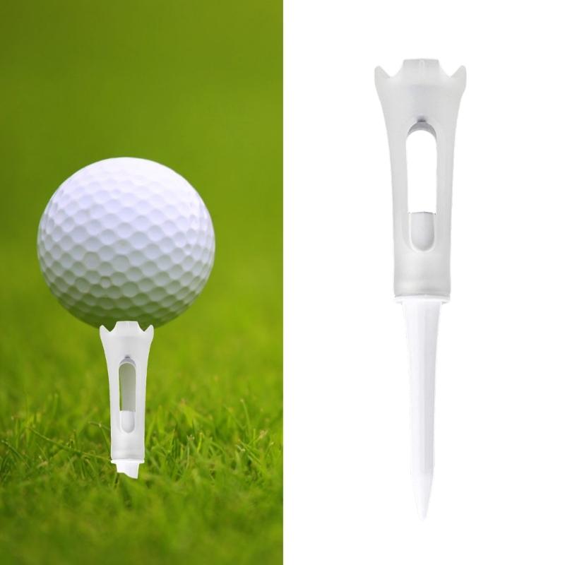 10er-Set Golf-Tees für das Driver-Training, Golf-Tees vom Typ Castles, geringer Widerstand, größere Weite, gleichbleibende Höhe