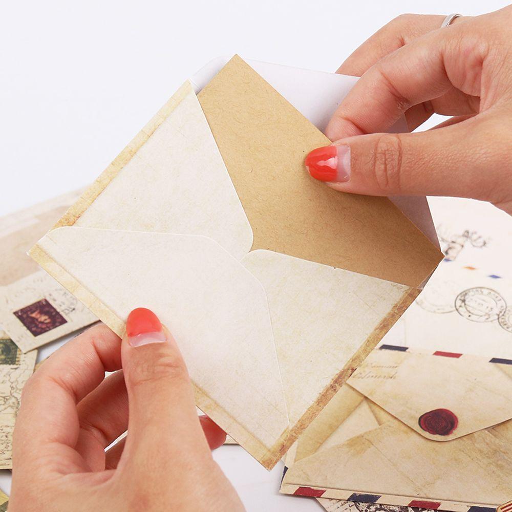 For Card Mini For Letter European Style Kraft Paper Envelope Vintage Envelope Wallet Envelope