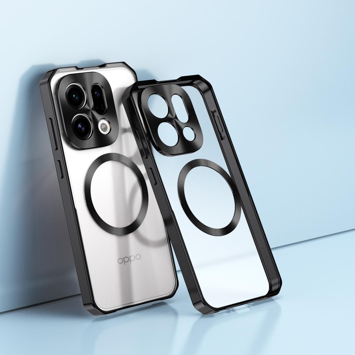 

For Oppo Find X9 Pro Case Push Pull Metal Aluminum Alloy Bumper Matte PC Hard Shockproof Phone Case for Oppo FindX9 Pro Cover OPPO Find X9 Pro чёрный