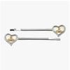 Vivienne Westwood Petra Heart Bobby Pin Hair Clip 67030018 02p556