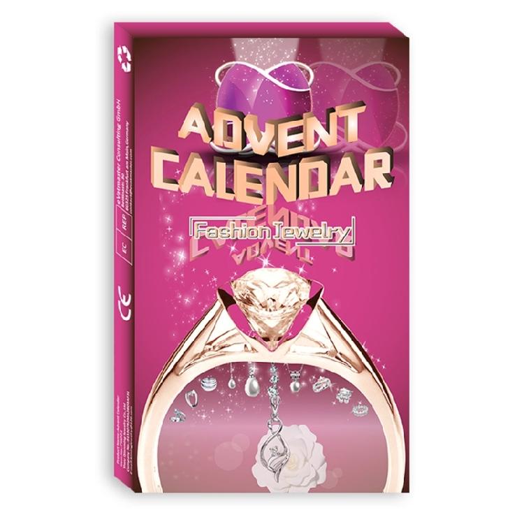 24 Day Necklace Earrings Rings Bracelets Anklet Jewelry Advent Calendar