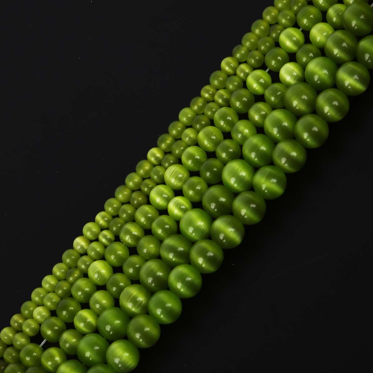 

4-12 мм натуральный камень опал кошачий глаз DIY свободные бусины для изготовления ювелирных изделий 8mm 10pcs