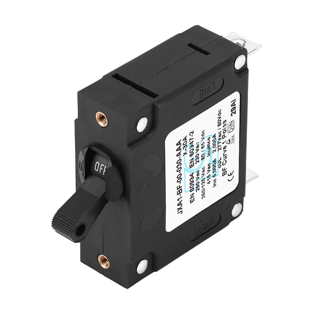 Durable DC AC Manual ON OFF Toggle Reset Switch Safety Circuit Breaker 30A