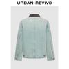 UR 2025 Fall Men's Pinstriped Lapel Denim Jacket