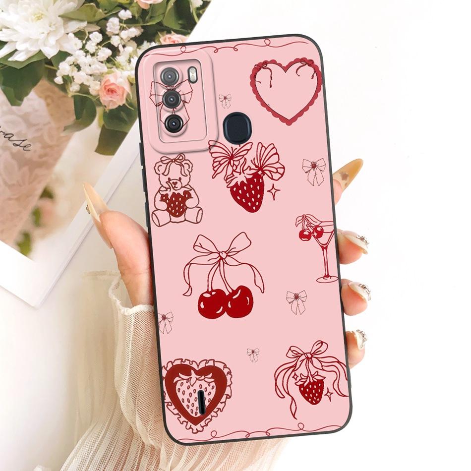 For Itel S16 Vision 1 Pro Fashion Dusk Beach Painting Phone Case For Itel Vision 1 Pro ItelS16 Soft Silicone Cover Bumpers