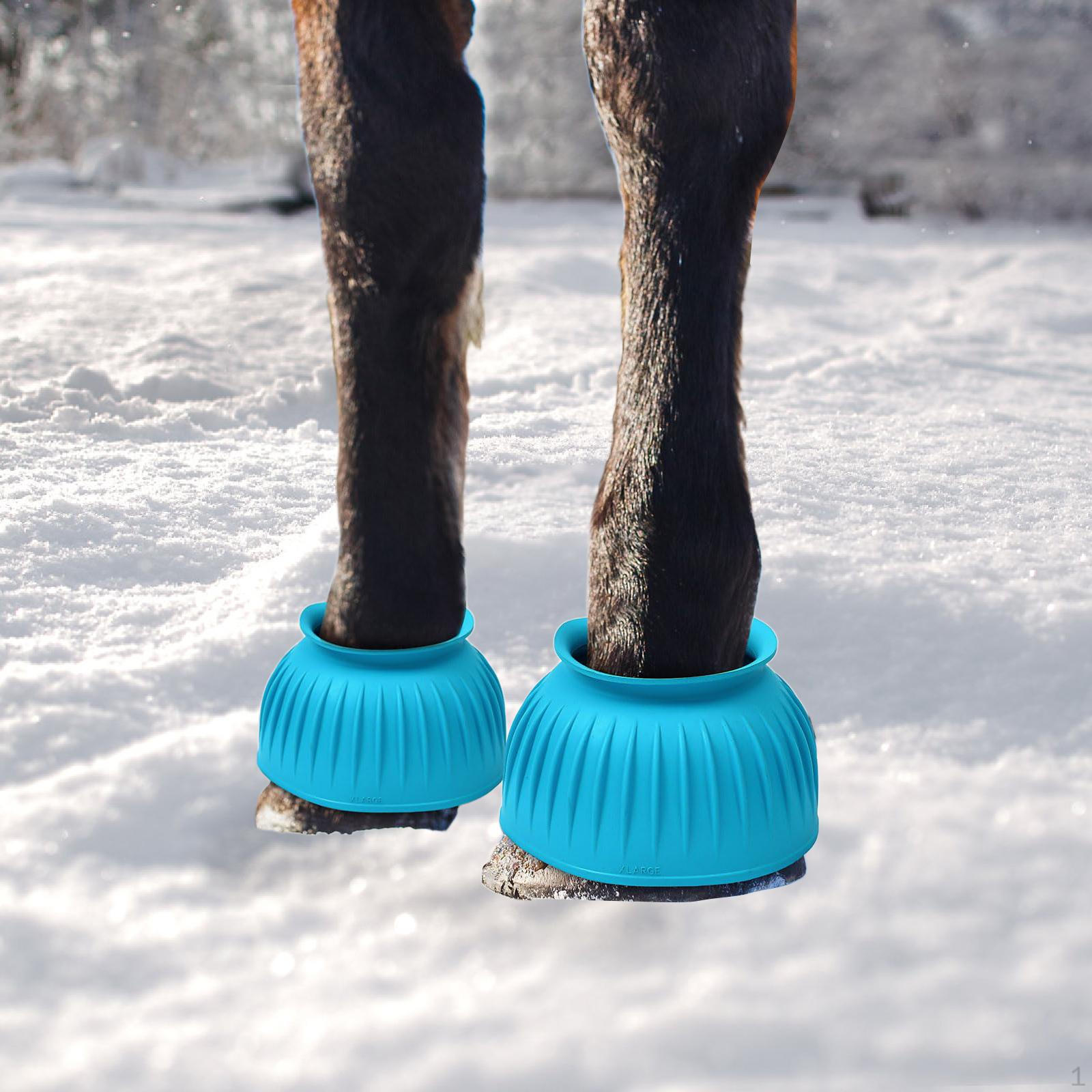 

2 шт. Защитные колокольчики для лошади для ходьбы, соревнований S 7.6X7.6X8.8CM