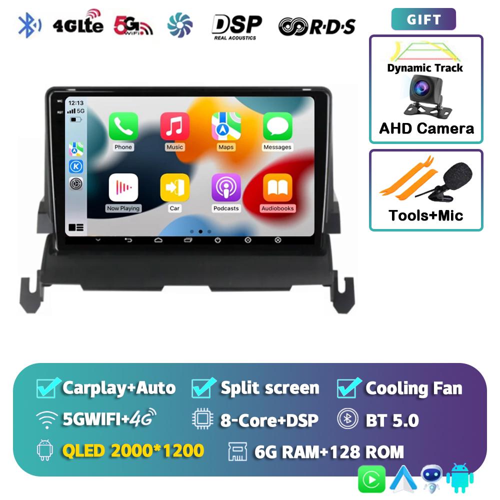 Android 14 Carplay Auto 4G+WIFI Car Radio For Dodge Journey 2009 2010 2011 2012 Multimedia Video Player 2din GPS Stereo Audio BT