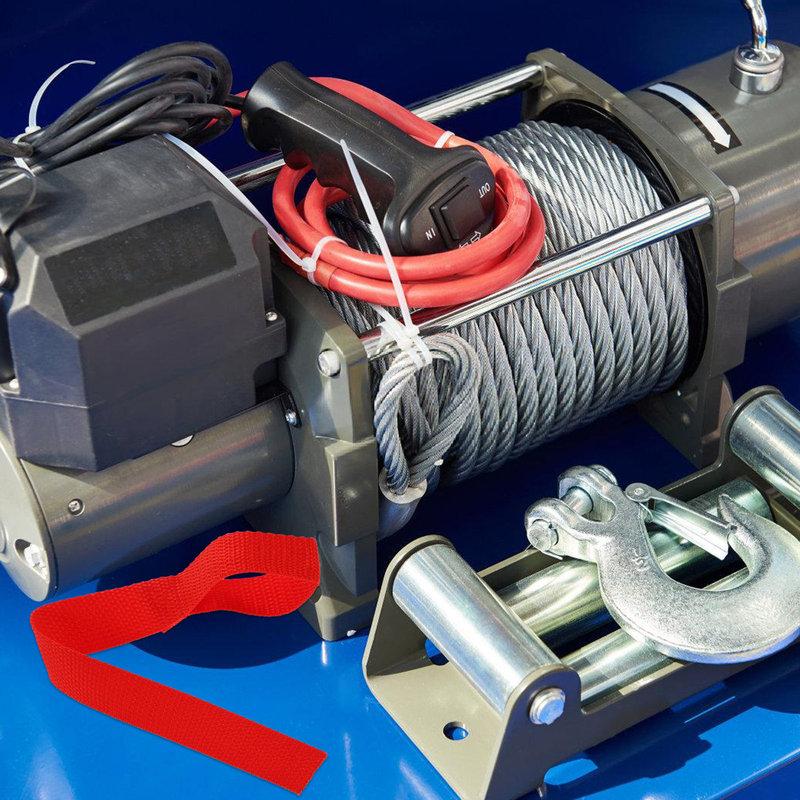 4Pcs Winch Strap Heavy Duty Tow Strap High Tensile Trailer Tow Belt Secure Attachment for Boat Truck Loading Pulling Rope