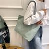 Canvas Bag Women's Japanese Versatile Shoulder Tote Bag Simple Large Capacity Korean Version Simple Tote Bag