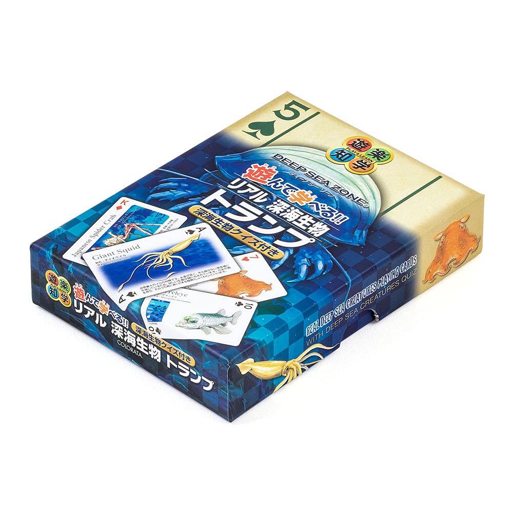 Carolata Realistické Hrací karty Hlubokomořští tvorové Mořská zvířata Hlubokomořské ryby Hračky Vzdělávací hračky Hrací karty Hry Obrázková kniha Dárky