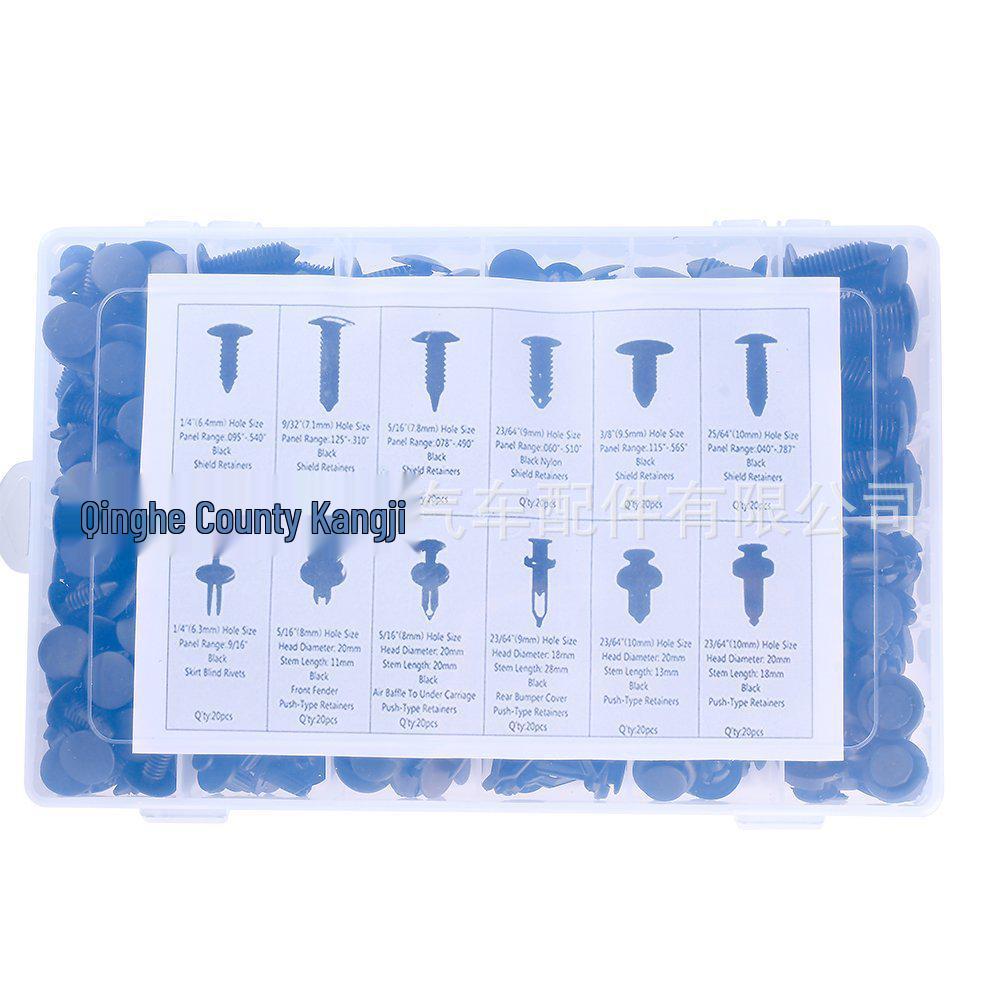 385-Piece Mixed Car Fasteners for Honda, Toyota, Chrysler, Jeep