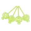 4PCS Self Watering Planter Inserts Transparent Plastic Automatic Plant Watering Globe for Gardening