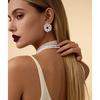 Vintage Diamond Imitation Pearl Beaded Multilayer Clavicle Chain Elegant Necklace