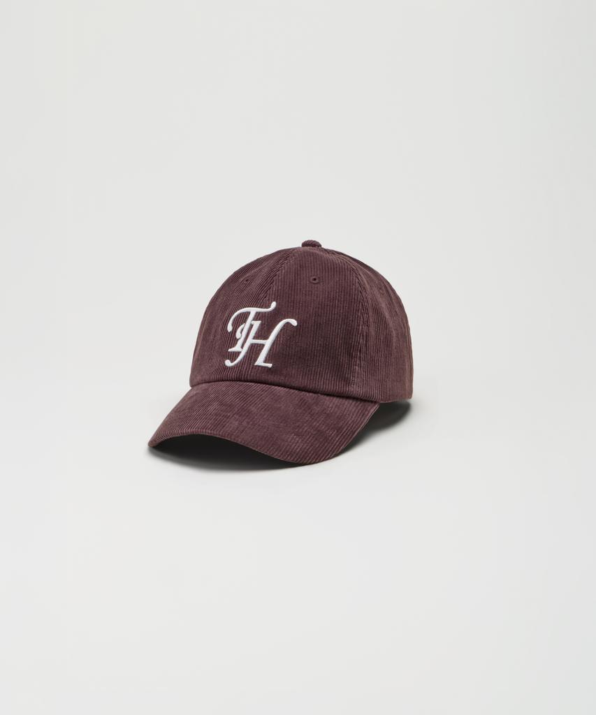 Teulaepighamoni Corduroy Th Logo Deep-Fit Ballcap_Brown