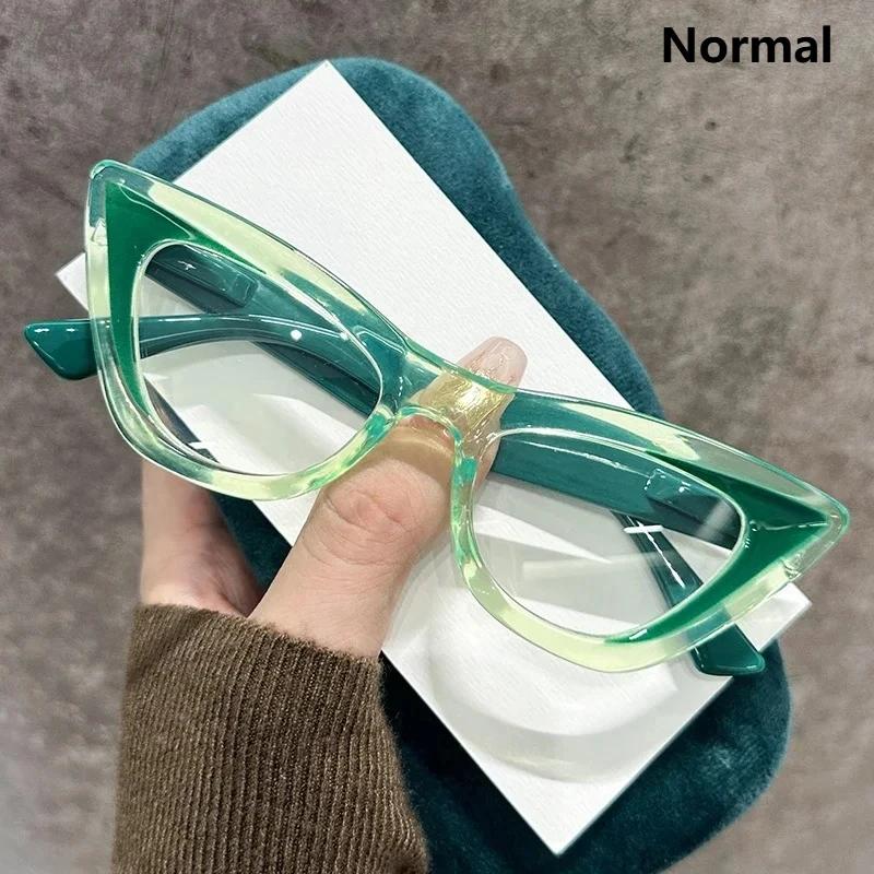 Fashion Anti Blue Light Photochromic Reading Glasses Unisex Eagle-eye Presbyopia Eyeglasses 0 To +4.0