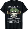 Rule #1 Don't Fall Off The Boat Cruise Pirate Party Gift T-Shirt