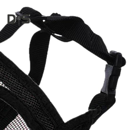 Breathable Mesh Dog Muzzle Anti Bark Pet Mouth Cover Prevent Biting Chewing Dog Training Muzzle for Walking Grooming