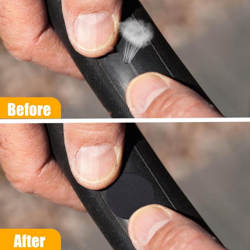 10-100pcs Bicycle Glue-free Tire Patches Tool Quick Repairing Tyre Protection Patch Adhesive Quick Drying Bike Accessories