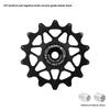 Experience Smooth Riding with 10 12 14 16T Aluminum Bicycle Derailleur Jockey Wheels Ceramic Bearings