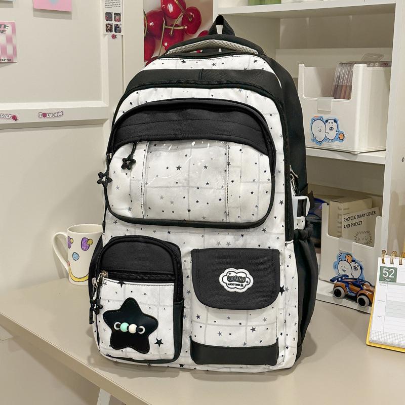 Schoolbag1011 New Large-capacity Backpack Female Primary School Students Fifth and Sixth Grade Schoolbag Junior High School Students Lightweight
