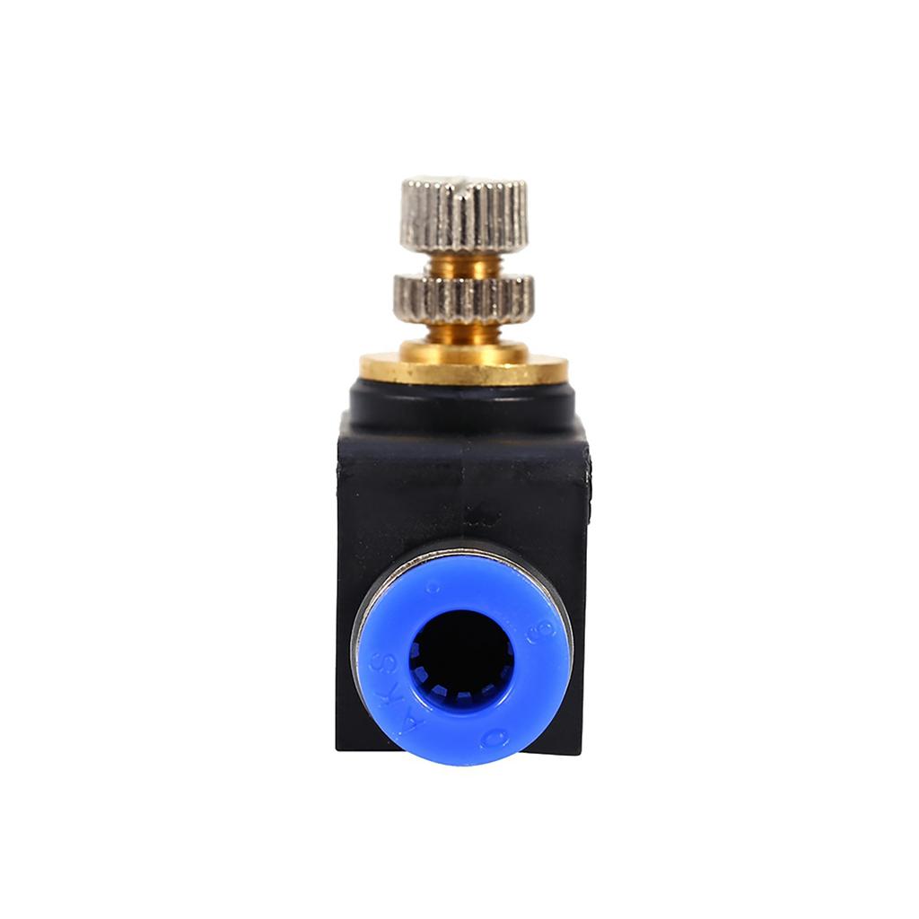 Speed Control Valve Push In To Connect Fittings, Pneumatic Connector Joiner for Water Hose Tube Pipe