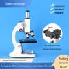 Junior High School Biological Microscope Set - 640x, 1000x, 1600x Magnification for Science Experiments