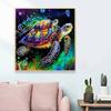 New Arrival 5D DIY Full Circle Diamond Painting "Big and Little Turtles" Embroidery Cross Stitch Home Decor Gift