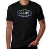 T-shirt à Logo Lumon Glitch Vêtement Quotidien Chemise Unie à Manches Courtes