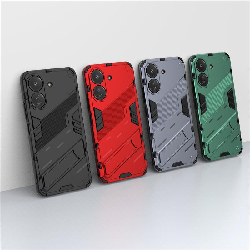 

Для POCO C65 Чехол для Xiaomi POCO C50 C55 C65 Чехол Punk Armor Противоударный жесткий резиновый кронштейн бампер для POCO C65 C55 C50